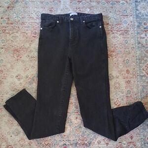 Gianni Bini Black Straight Leg Jeans
